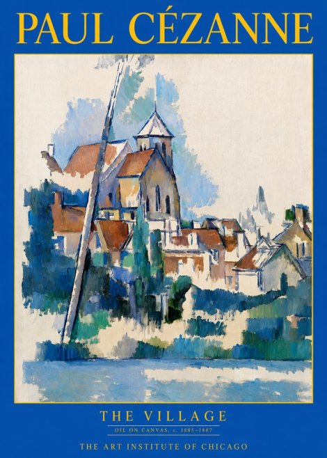 Paul Cézanne The Village II No2 - Poster