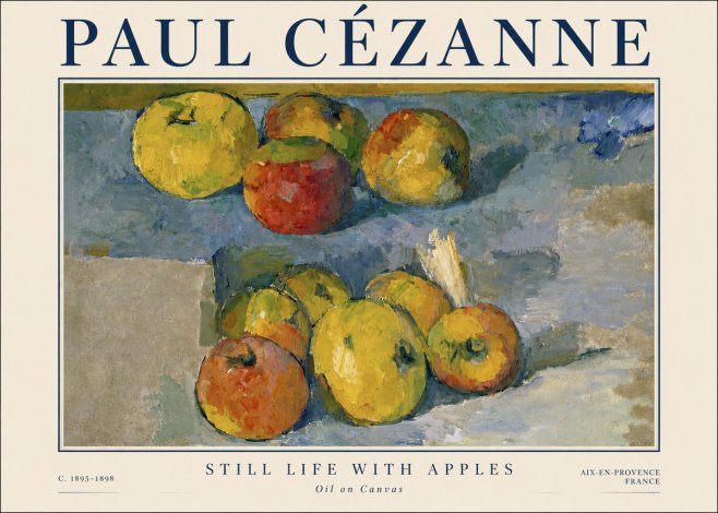 Paul Cézanne Still Life with Apples No3 - Poster