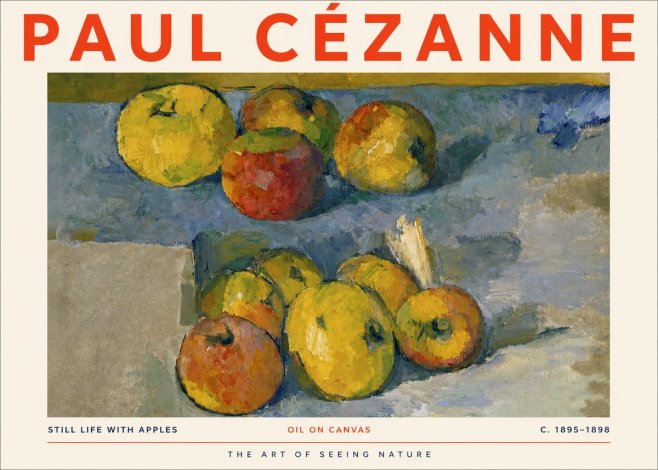 Paul Cézanne Still Life with Apples No4 - Poster