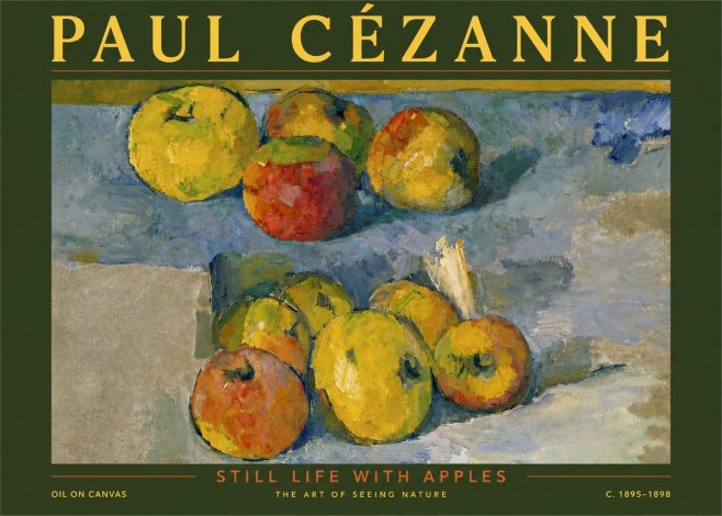 Paul Cézanne Still Life with Apples No5 - Poster