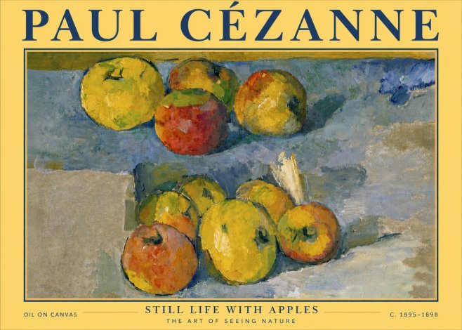 Paul Cézanne Still Life with Apples No6 - Poster