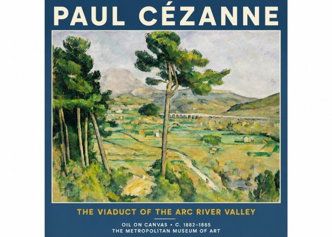 Paul Cézanne The Viaduct of the Arc River Valley No2 - Poster