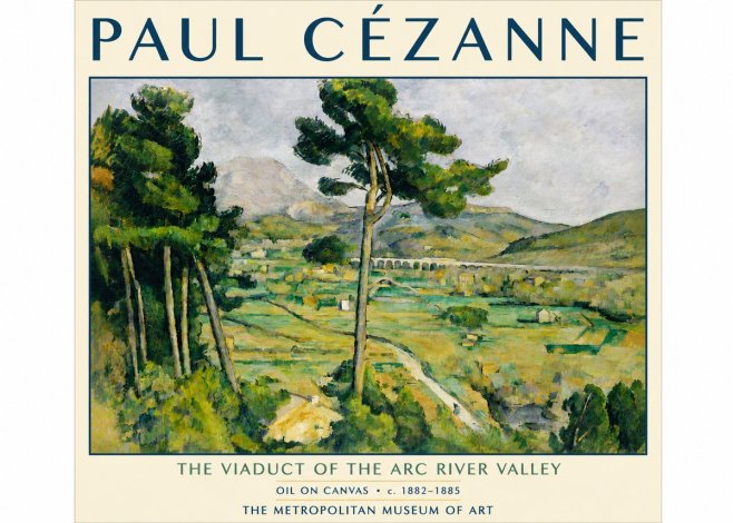 Paul Cézanne The Viaduct of the Arc River Valley No5 - Poster