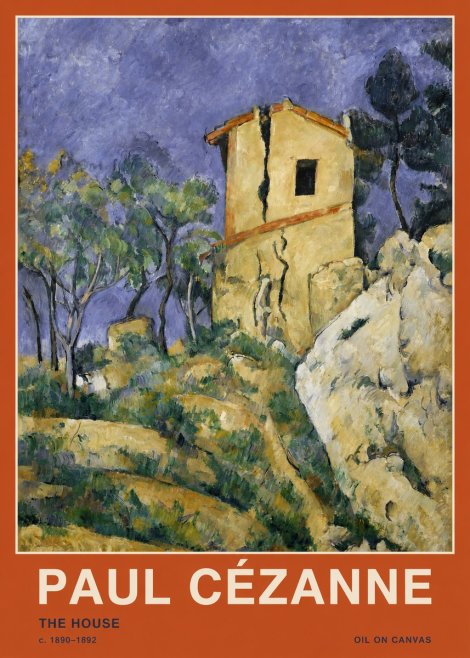 Paul Cézanne The House No2 - Poster