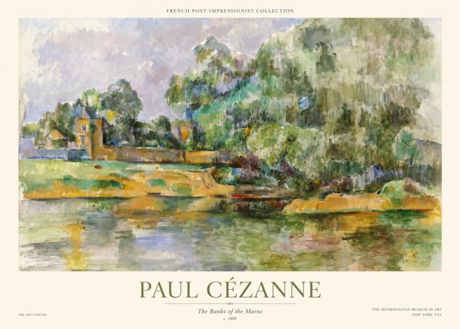 Paul Cézanne The Banks of the Marne No1 - Poster