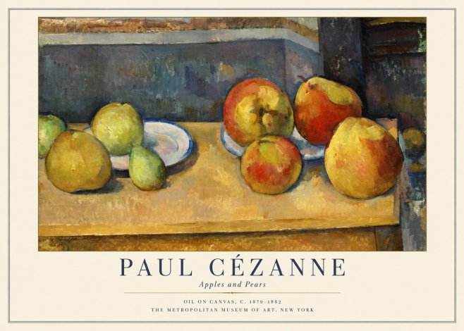 Paul Cézanne Apples and Pears No1 - Poster