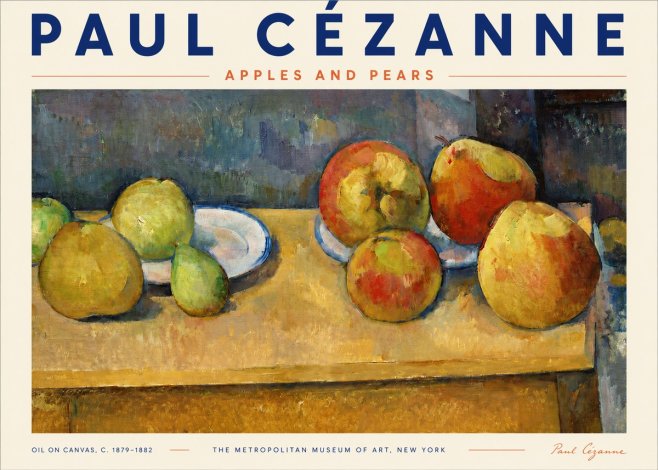 Paul Cézanne Apples and Pears No3 - Poster