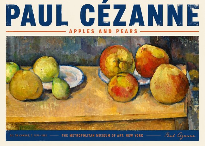 Paul Cézanne Apples and Pears No5 - Poster