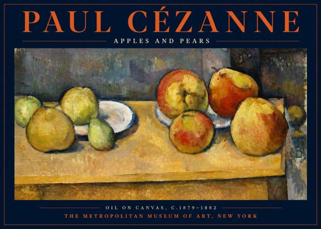 Paul Cézanne Apples and Pears No6 - Poster