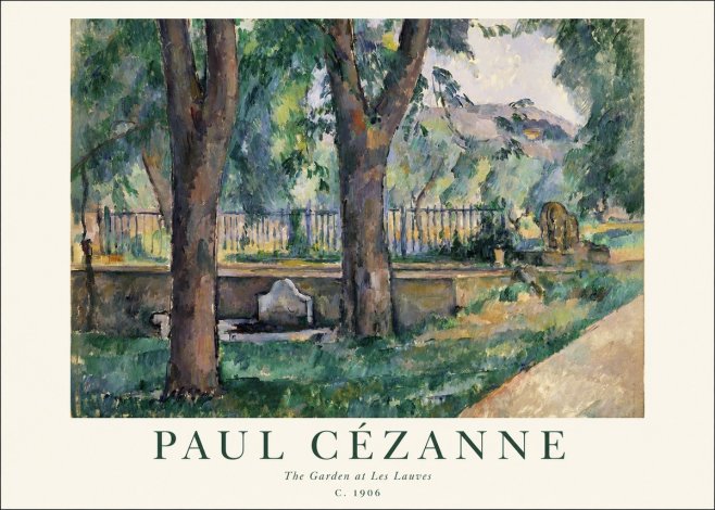 Paul Cézanne The Garden at Les Lauves No1 - Poster