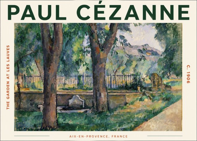 Paul Cézanne The Garden at Les Lauves No3 - Poster