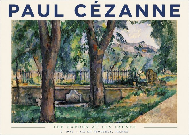 Paul Cézanne The Garden at Les Lauves No5 - Poster