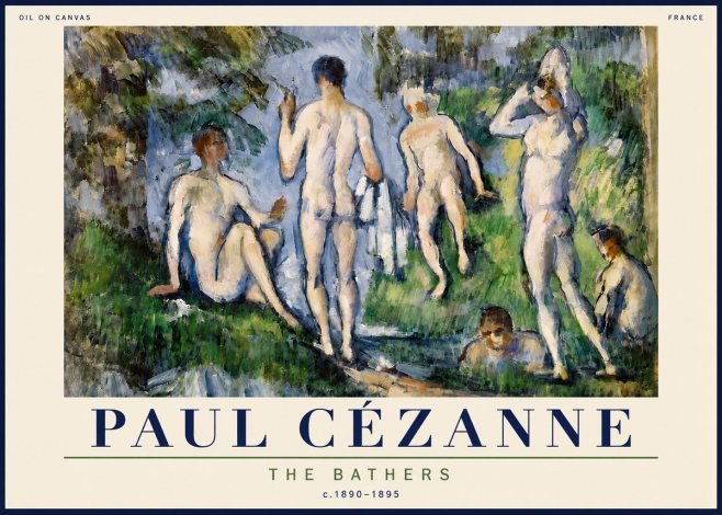 Paul Cézanne The Bathers No6 - Poster