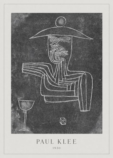 Paul Klee Figure of a Seer No3 - Poster