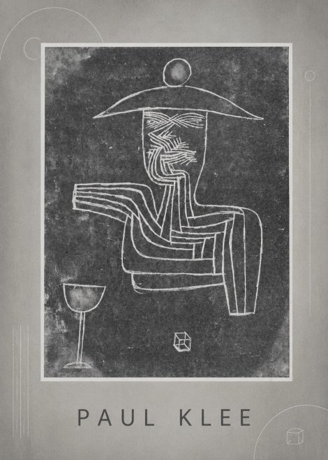 Paul Klee Figure of a Seer No4 - Poster