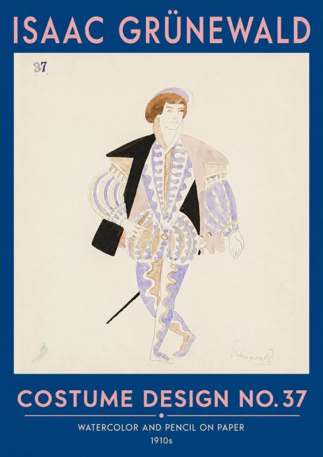 Isaac Grünewald Costume Design No. 37 No2 - Poster