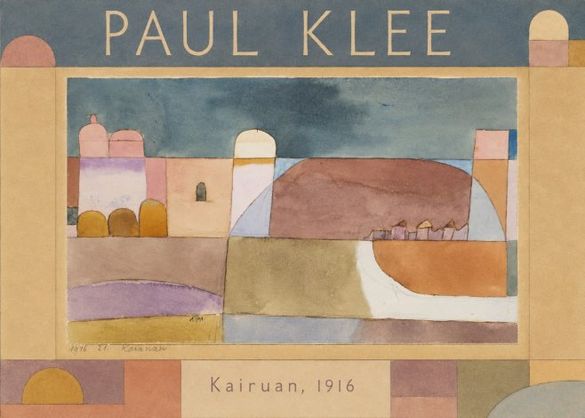 Paul Klee Kairuan, 1916 No3 - Poster