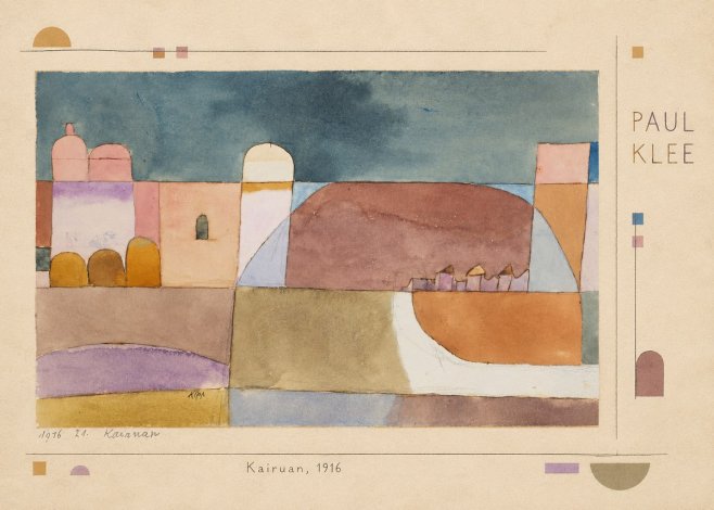 Paul Klee Kairuan, 1916 No4 - Poster