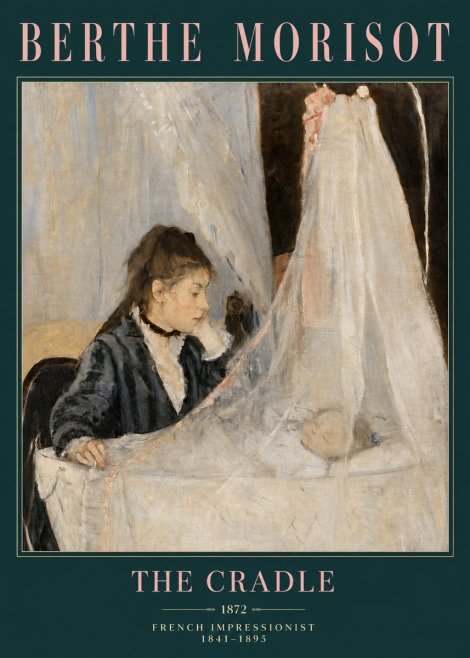 Berthe Morisot The Cradle No3 - Poster