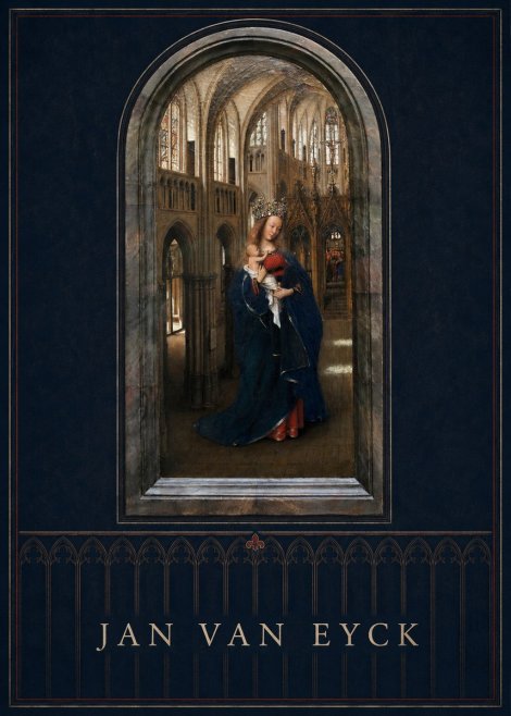 Jan van Eyck Madonna in the Church II No5 - Poster