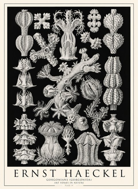 Ernst Haeckel Gorgonians No4 - Poster