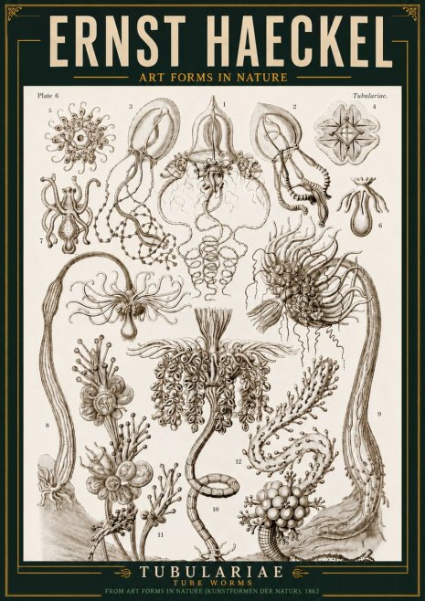 Ernst Haeckel Tubulariae No3 - Poster