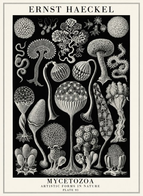 Ernst Haeckel Mycetozoa No4 - Poster
