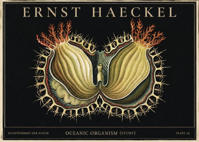 Ernst Haeckel Nature's Architecture No4 - Poster