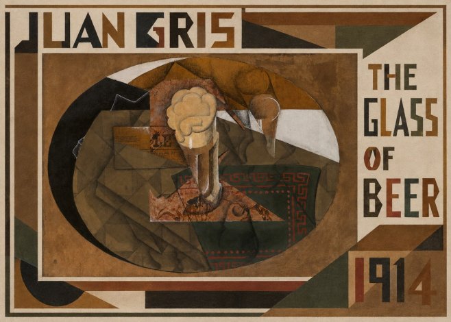Juan Gris The Glass of Beer No1 - Poster