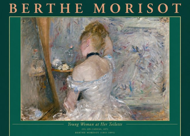 Berthe Morisot Young Woman at Her Toilette No4 - Poster