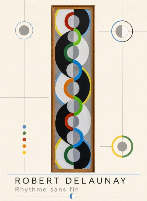 Robert Delaunay Rythme Sans Fin II No3 - Poster