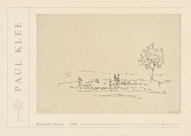 Paul Klee Kartoffel-ernte No2 - Poster