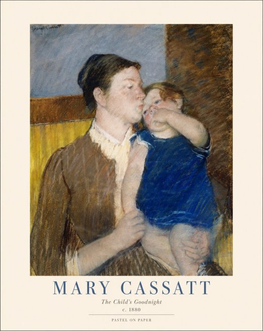 Mary Cassatt The Child's Goodnight No1 - Poster