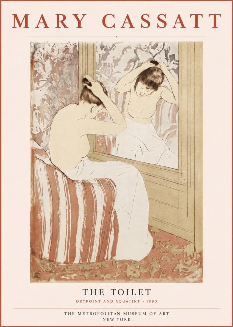 Mary Cassatt The Toilet No3 - Poster