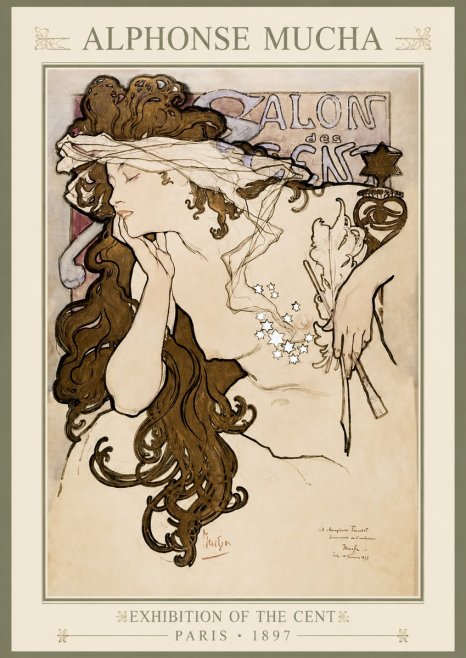 Mucha Salon Des Cent No1 - Poster