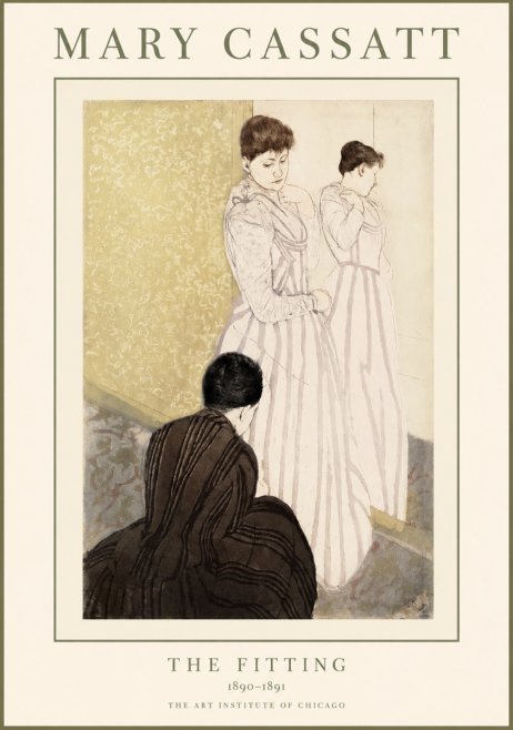 Mary Cassatt The Fitting No1 - Poster