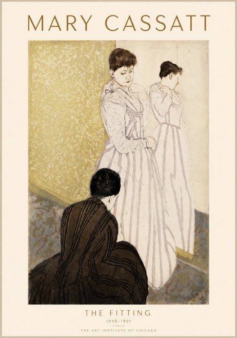 Mary Cassatt The Fitting No3 - Poster