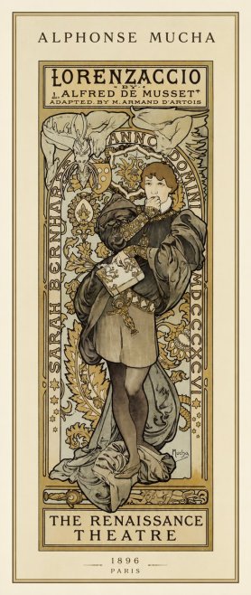Mucha Lorenzaccio No1 - Poster