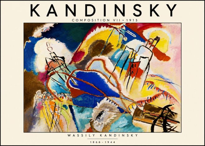 Kandinsky Composition Vii I No4 - Poster