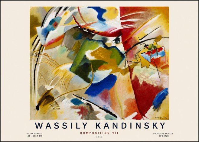 Kandinsky Composition Vii II No3 - Poster