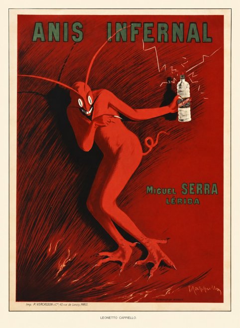 Leonetto Cappiello Anis Infernal I No5 - Poster