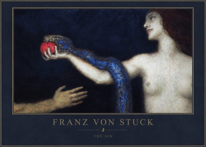 Franz von Stuck The Sin I No1 - Poster