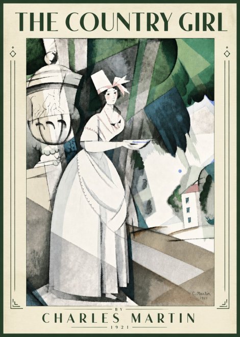 Charles Martin The Country Girl No5 - Poster