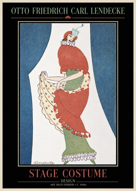 Otto Friedrich Carl Lendecke Stage Costume No2 - Poster