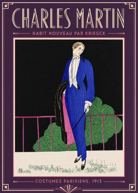 Charles Martin Habit Nouveau Par Kriegk No6 - Poster