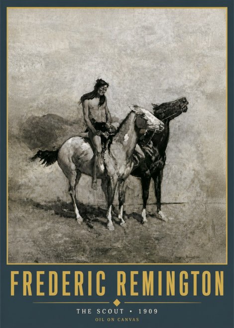 Frederic Remington The Scout II No5 - Poster