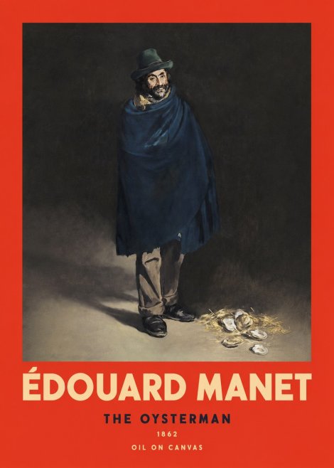 Édouard Manet The Oysterman No2 - Poster