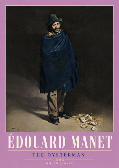 Édouard Manet The Oysterman No6 - Poster