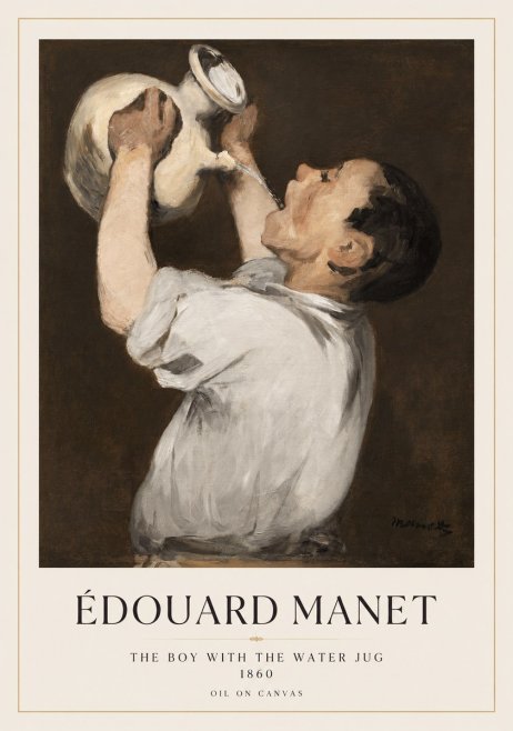 Édouard Manet The Boy with the Water Jug No1 - Poster
