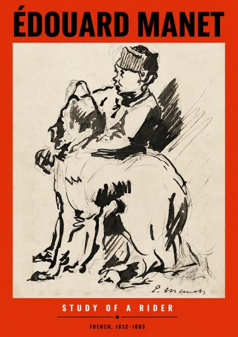 Édouard Manet Study of a Rider No2 - Poster